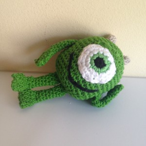 mike wazowski Amigurumi Nos Chifla